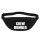 Bauchtasche Crew Member Schriftzug 2,5 Liter Black Crossbody Bag