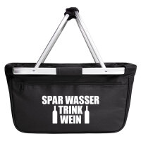 Einkaufskorb faltbar Spar Wasser Trink Wein Weinflasche...