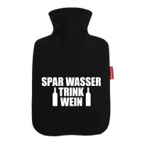 Wärmflasche Spar Wasser Trink Wein Weinflasche