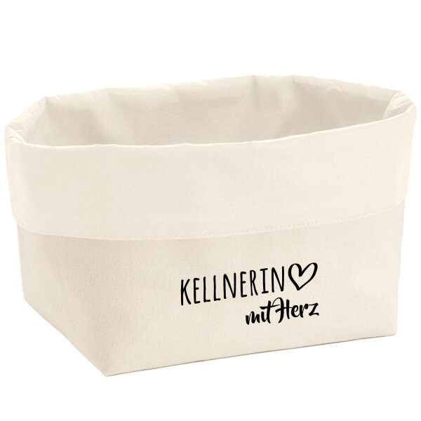 Organizer Kellnerin mit Herz Aufbewahrungskorb