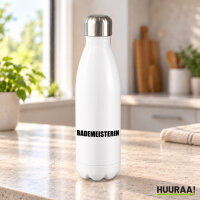 Trinkflasche Bademeisterin Schriftzug, 500 ml