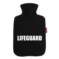 Wärmflasche Lifeguard Schriftzug