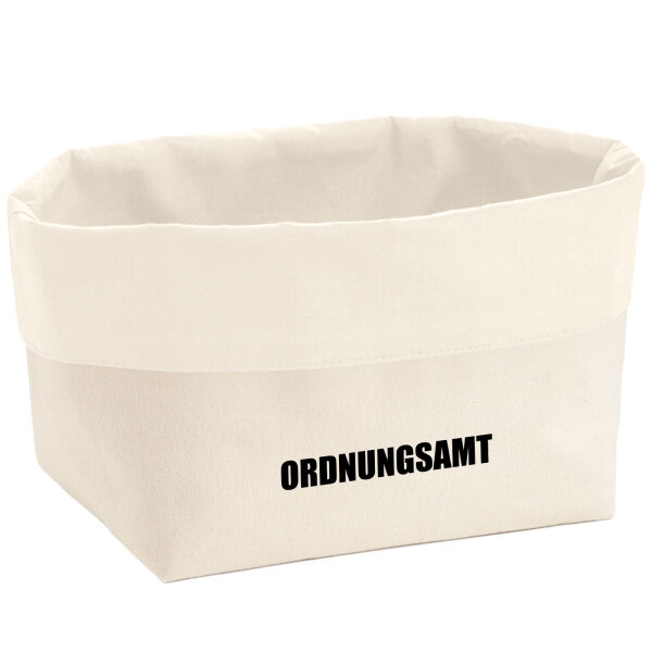 Organizer Ordnungsamt Schriftzug Aufbewahrungskorb