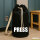 Seesack Press Schriftzug 20 Liter Rucksack Black
