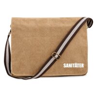 Umh&auml;ngetasche Sanit&auml;ter Schriftzug,...
