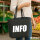 Filzshopper Info Symbol 22 Liter Filztasche