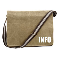 Umhängetasche Info Symbol 14 Liter