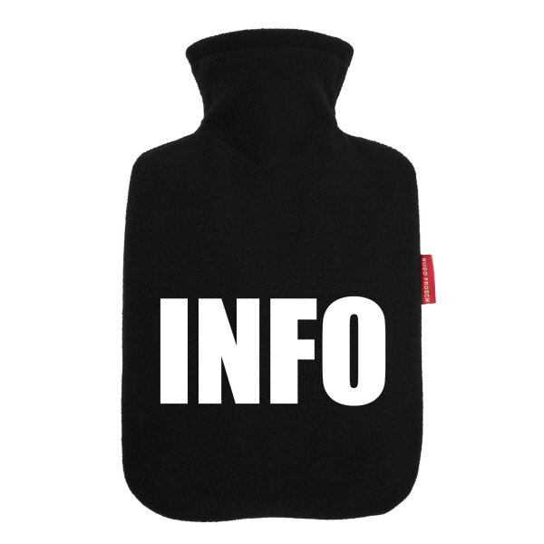 Wärmflasche Info Symbol