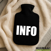 Wärmflasche Info Symbol