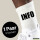 Socken Info Symbol Größe 37/46 White Motiv Tennissocken