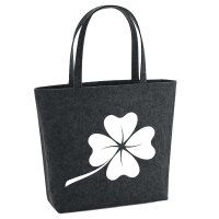 Filzshopper Kleeblatt Silhouette 22 Liter Filztasche