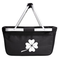 Einkaufskorb faltbar Kleeblatt Silhouette 20 Liter...