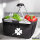Einkaufskorb faltbar Kleeblatt Silhouette 20 Liter Tragekorb Black