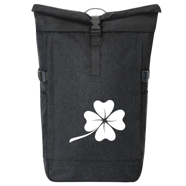 Kurierrucksack Kleeblatt Silhouette 30-44 Liter Black Melange