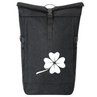 Kurierrucksack Kleeblatt Silhouette 30-44 Liter Black Melange