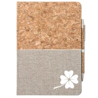 Notizbuch A5 Kleeblatt Silhouette 80 Blatt inkl....