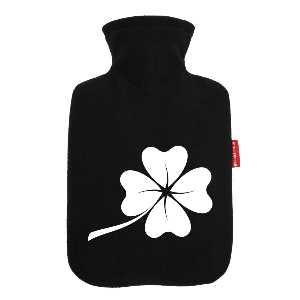 Wärmflasche Kleeblatt Silhouette
