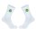 Unisex Socken Kleeblatt Silhouette Baumwolle