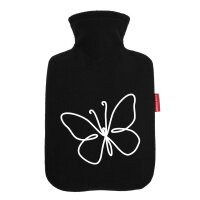 Wärmflasche Schmetterling Silhouette