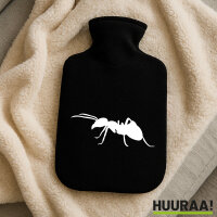 Wärmflasche Ameise Silhouette