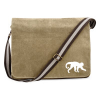 Umhängetasche Affe Silhouette 14 Liter
