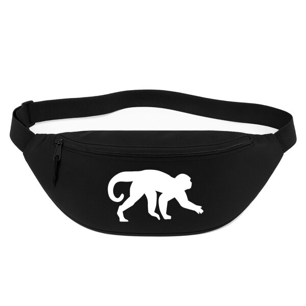 Bauchtasche Affe Silhouette 2,5 Liter Black