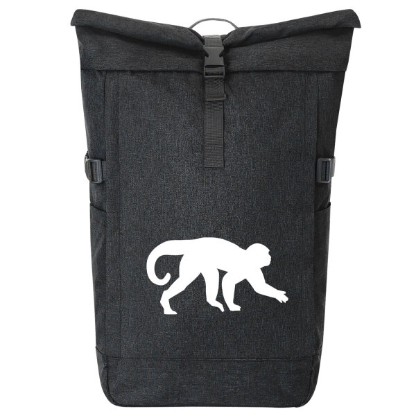 Kurierrucksack Affe Silhouette 30-44 Liter Black Melange