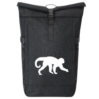Kurierrucksack Affe Silhouette 30-44 Liter Black Melange