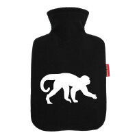 Wärmflasche Affe Silhouette