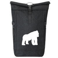 Kurierrucksack Gorilla Silhouette 30-44 Liter Black Melange