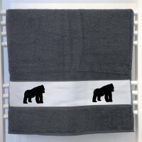 Handtuch Gorilla Silhouette 50x100cm