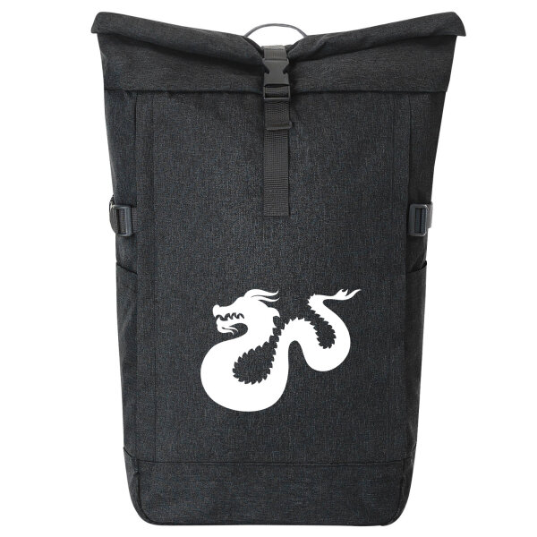 Kurierrucksack Dragon Silhouette 30-44 Liter Black Melange
