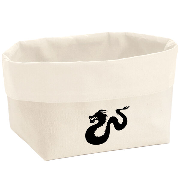 Organizer Dragon Silhouette Aufbewahrungskorb
