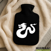 Wärmflasche Dragon Silhouette