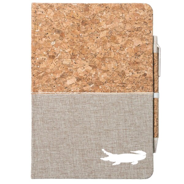 Notizbuch A5 Krokodile Silhouette 80 Blatt inkl. Kugelschreiber