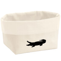 Organizer Krokodile Silhouette Aufbewahrungskorb