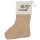 Weihnachtsstrumpf Harz verliebt Beige