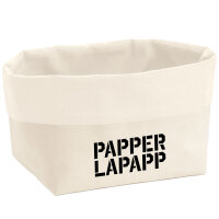 Organizer Papperlapapp Schriftzug Aufbewahrungskorb