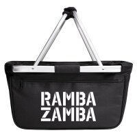 Einkaufskorb faltbar Rambazamba Schriftzug 20 Liter...