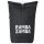 Kurierrucksack Rambazamba Schriftzug 30-44 Liter Black Melange