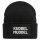 Beanie Kuddelmuddel Schriftzug Black Mütze