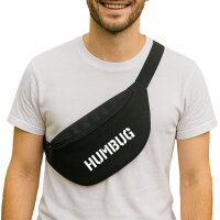 Bauchtasche Humbug Schriftzug 2,5 Liter Black Crossbody Bag