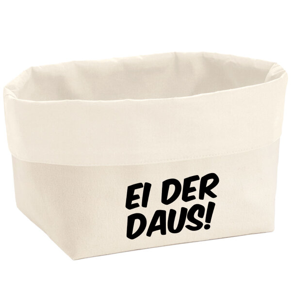 Organizer Ei der Daus Schriftzug Aufbewahrungskorb