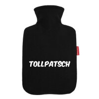 Wärmflasche Tollpatsch Schriftzug
