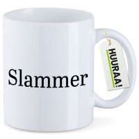 Kaffeetasse Slammer Schriftzug 330ml