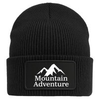 Beanie Mountain Adventure Berge Black Mütze
