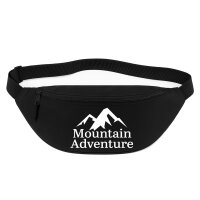 Bauchtasche Mountain Adventure Berge 2,5 Liter Black