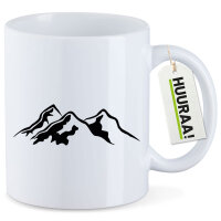 Kaffeetasse Berg Silhouette Mountain 330ml