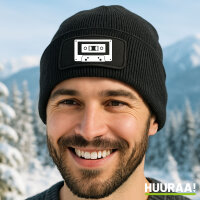 Beanie Kassette Tape Black Mütze