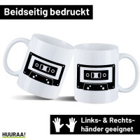 Kaffeetasse Kassette Tape 330ml